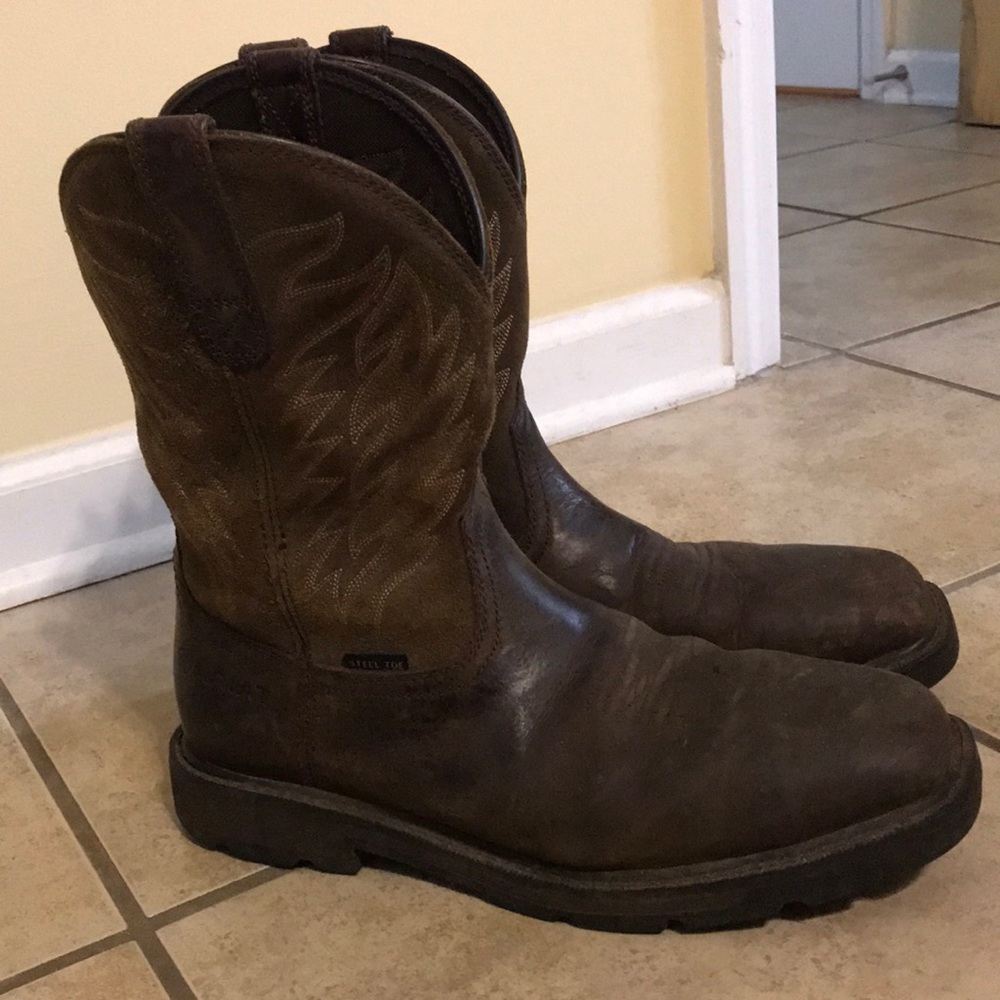 Men’s Ariat Steel Toe Work Boots